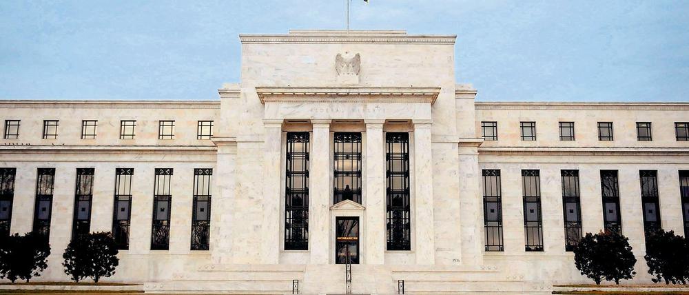 Das Gebäude der US-Notenbank Federal Reserve (Fed) in Washington D.C.