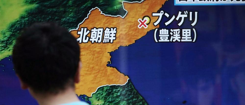 Auch Anfang September löste ein Erdbeben in Nordkorea Befürchtungen über einen möglichen neuen nordkoreanischen Atomtest aus. 