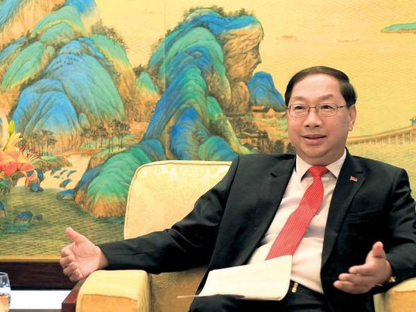 Shi Mingde (62) ist seit August 2012 Botschafter der Volksrepublik China in Deutschland. 