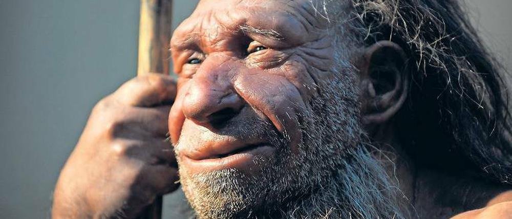 Seine Spuren im Sand. Das Erbgut von Neandertalern fand sich in Ablagerungen der Steinzeit. 