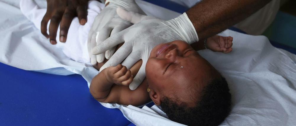 In Gefahr. Malaria tötet besonders viele Kleinkinder.