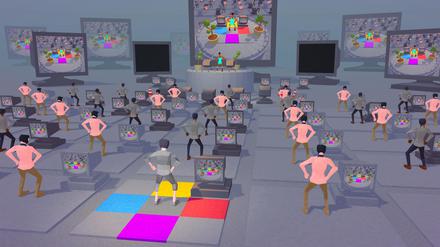 Ein Screenshot aus dem Computerspiel „Lose Ctrl“, auf das sich die Besucher beim Festival „Games Ground“ freuen können.
