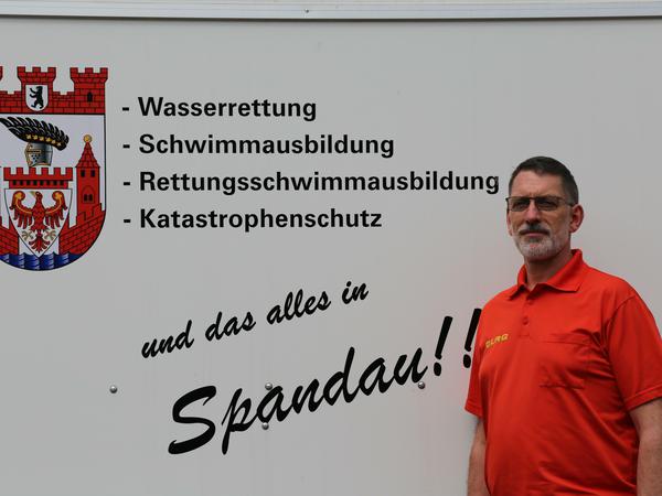 Thorsten Ross, Lebensretter und Bezirksleiter der DLRG Spandau.