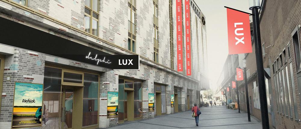 „delphi Lux“ heißt das Arthouse-Kino, das die Yorck-Kinogruppe in der Fußgängerpassage neben dem Bahnhof Zoo plant.