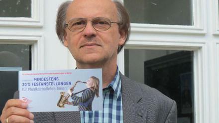 Joachim Gleich unterstützt die Forderung des Landesmusikrates, dass mindestens 20 Prozent der Musikschullehrer festangestellt werden sollen 