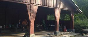 Allabendlicher "Hotspot" für Partylöwen aus der Umgebung: Die Wunderhütte im Zehlendorfer Fischtal
