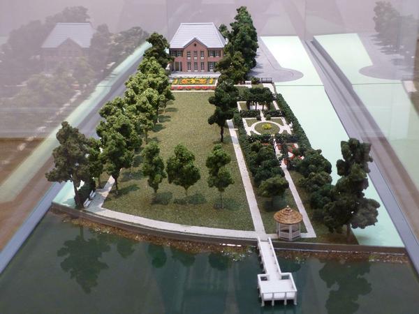Der Garten hinter der Liebermann-Villa als Modell: Es ist ein „exemplarischer Reformgarten“, sagt Museumsdirektor Martin Faass.