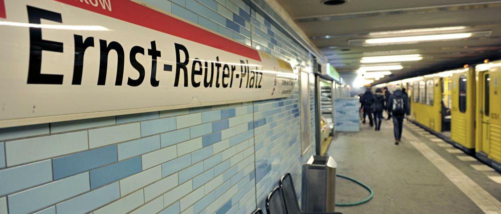 Der U-Bahnhof Ernst-Reuter-Platz an der Linie U2, deren Tunnel nun weiter saniert werden.