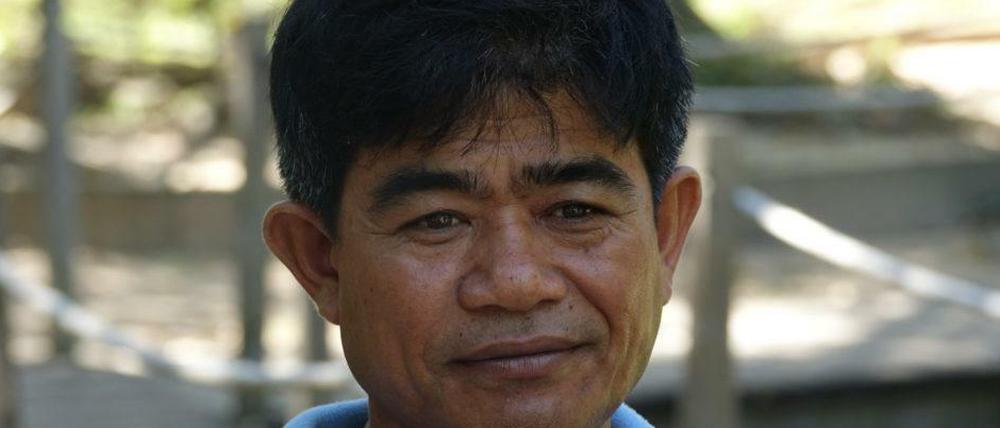 Sethor Chum, Reiseleiter in Kambodscha, lebte in den Neunzigern in Lichtenberg.