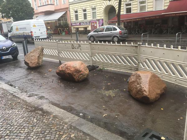 Die Steine aus der Bermannstraße.