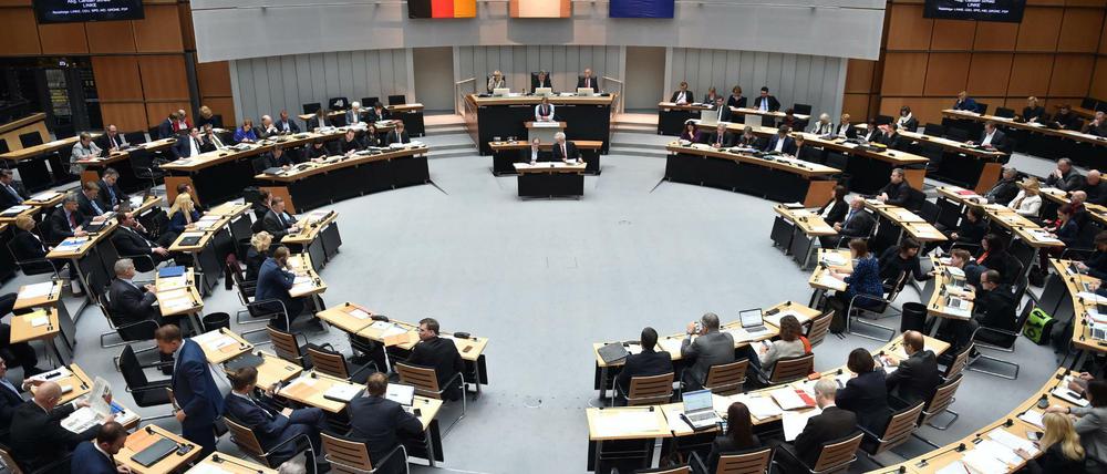 Die Abgeordneten am 4.5.2017 bei der Sitzung des Berliner Abgeordnetenhauses.