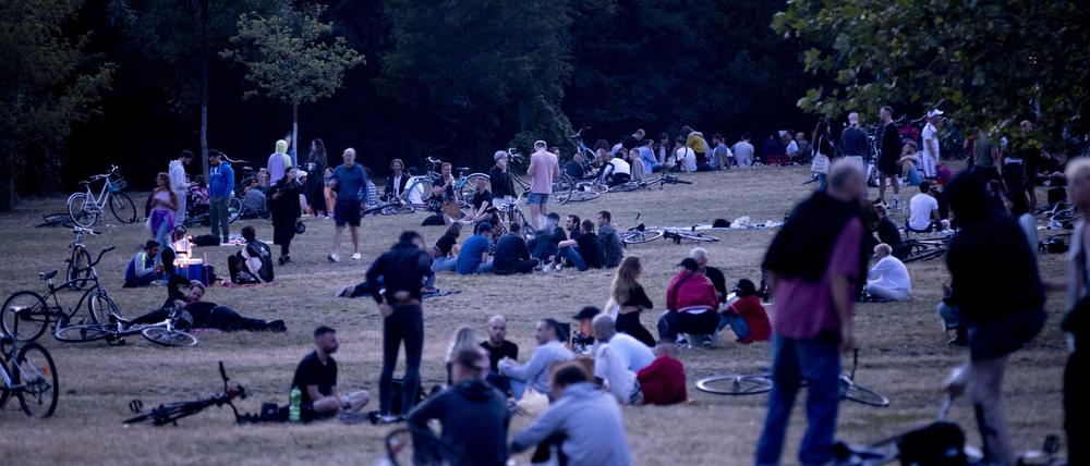 Der Volkspark Hasenheide ist ein beliebter treffpunkt für junge Leute - auch, um illegale Partys zu feiern.