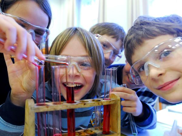Schulen bieten besondere Profile, etwa Klassen mit naturwissenschaftlich-mathematischen Schwerpunkt.