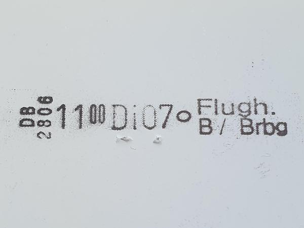 Dieser Stempel ist eine Rarität: "Flugh. B / Brbg" wird bei der Eröffnung anders heißen. 