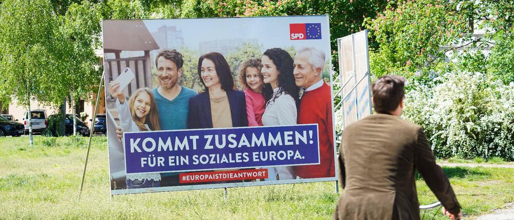 Unter dem Motto „Kommt zusammen“ luden die Sozialdemokraten zur großen Wahlkampfkundgebung auf den Breitscheidplatz.