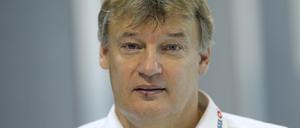 Hagen Stamm, 54, gewann bei Olympia 1984 Wasserball-Bronze. Heute ist der Fahrrad-Unternehmer Präsident der Wasserfreunde Spandau 04.