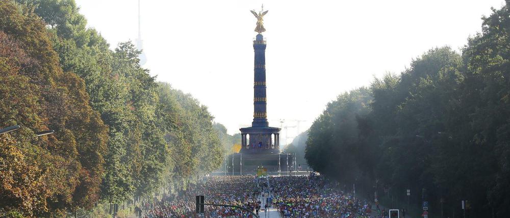 Auch 2018 war der Berlin-Marathon gut besucht. Mehr als 44.000 Läufer nahmen Teil.