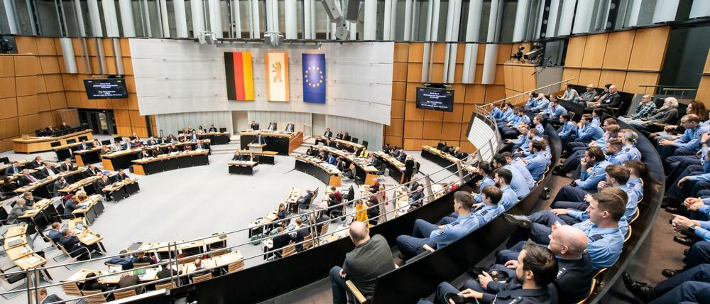 Volle Reihen: Die Plenarsitzung im Berliner Abgeordnetenhaus am Donnerstag.