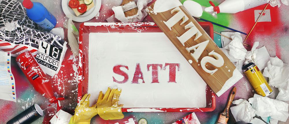 SATT lautet das Motto des Kunstfestivals 48 Stunden Neukölln in diesem Jahr.