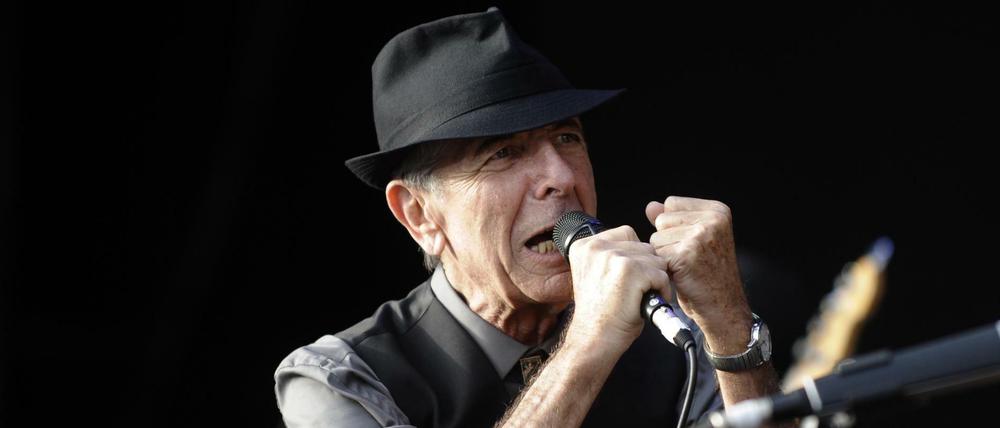 Leonard Cohen 2008 beim International Festival of Beincassim.