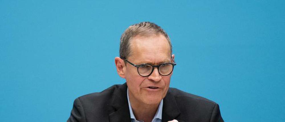 Michael Müller (SPD), Berlins Regierender Bürgermeister und Wissenschaftssenator, vor einigen Tagen.
