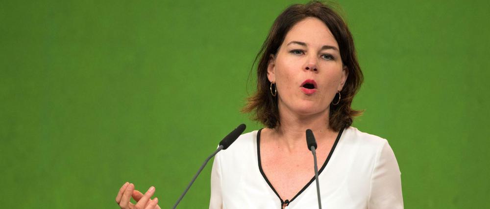 Die Bundesvorsitzende von Bündnis 90/Die Grünen, Annalena Baerbock, will einen Richtungswechsel für Brandenburg.