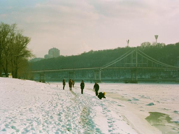 Kiew im Winter, gesehen von der Fotografin Sofia Chybisova.