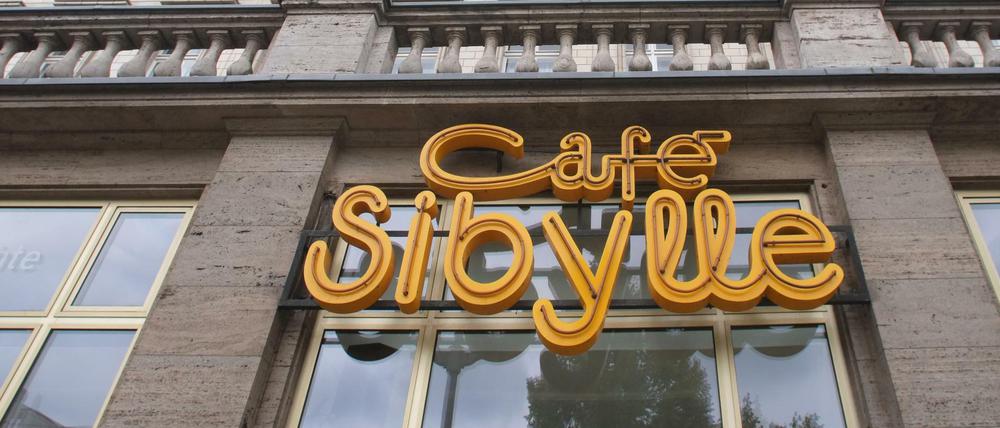 Ort mit Tradition: Das Café Sibylle in der Karl-Marx-Allee. 
