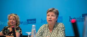Berlins Senatorin für Stadtentwicklung und Wohnen, Katrin Lompscher, stellte am Dienstag die Pläne für den Mietendeckel vor. 