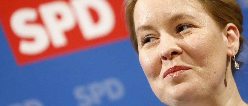 Bundesfamilienministerin Franziska Giffey wird künftig die SPD in Berlin führen. 