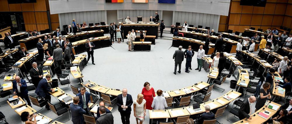 Blick in das Abgeordnetenhaus Berlin.
