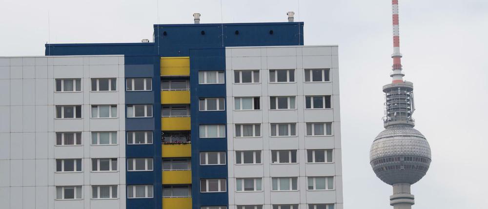 Wohnungen sind in Sichtweite des Berliner Fernsehturms