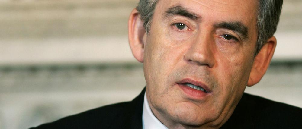 Gordon Brown war von 2007 bis 2010 Premierminister von Großbritannien (Archivfoto von 2008).