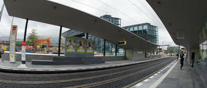 Die Tramhaltstelle "S- und U-Bahnhof Hauptbahnhof" ist schwer zu erreichen.