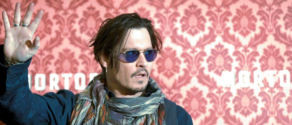 Johnny Depp bei der "Mortdecai"-Premiere im Zoo-Palast