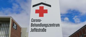 Die Covid-19-Notklinik in Berlin-Charlottenburg könnte derzeit knapp 90 Patienten aufnehmen.