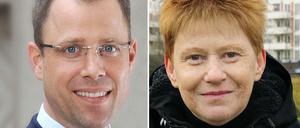 Wollen beide in den Bundestag: Mario Czaja von der CDU und Petra Pau von der Linken.