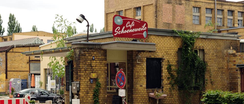 Seit zwei Jahren gibt es das Café Schöneweile in dem ehemaligen Industrie-Standort der DDR.