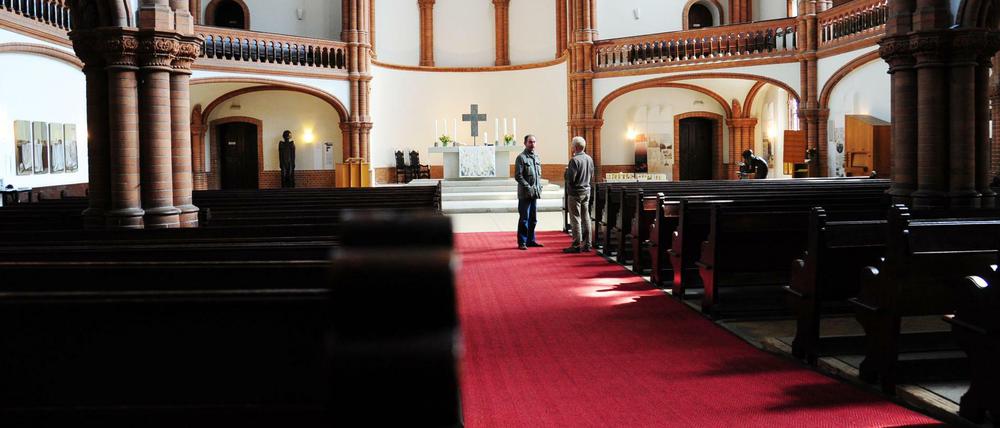 Zu Ostern füllen sich traditionell die Kirchen mehr als an gewöhnlichen Sonntagen – hier ein Blick in die Gethsemanekirche. 