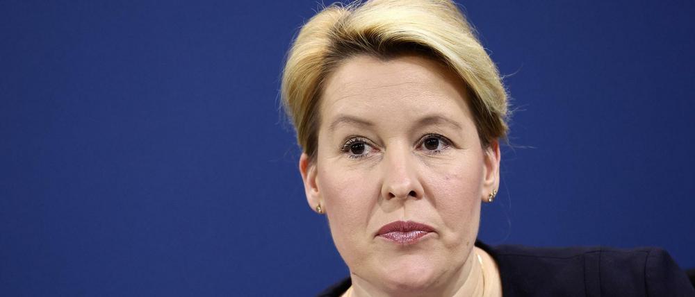 Berlins Regierende Bürgermeisterin Franziska Giffey äußerte sich positiv zum Bund-Länder-Kompromiss.