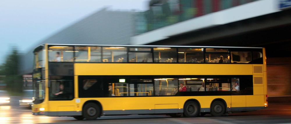 Doppeldeckerbus der BVG.