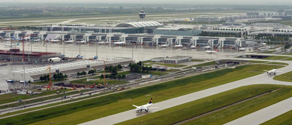 Der Flughafen München, aufgenommen im Juni.