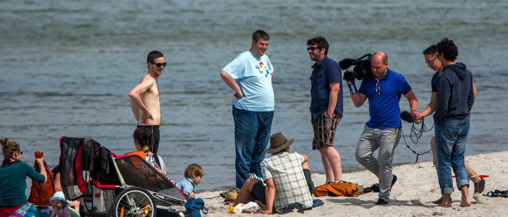 Im Ostseebad dürfen Fremde am Strand nicht fotografiert werden. 
