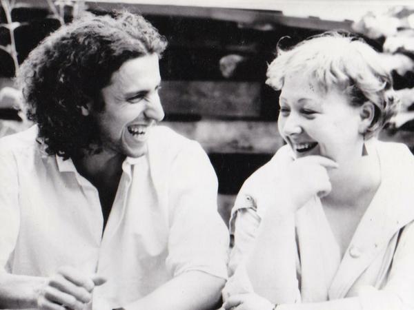 Frank Pfeifer und Evelyn Zupke, Organisatoren der Demo am 7. Oktober 1989 in Ost-Berlin.