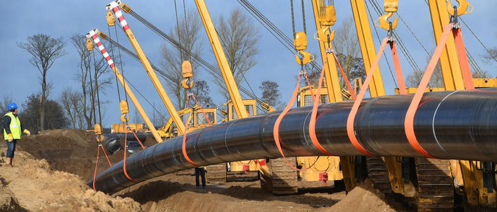 Erst vor wenigen Jahren wurde eine neue Pipeline von der Ostsee bis nach Sachsen verlegt.