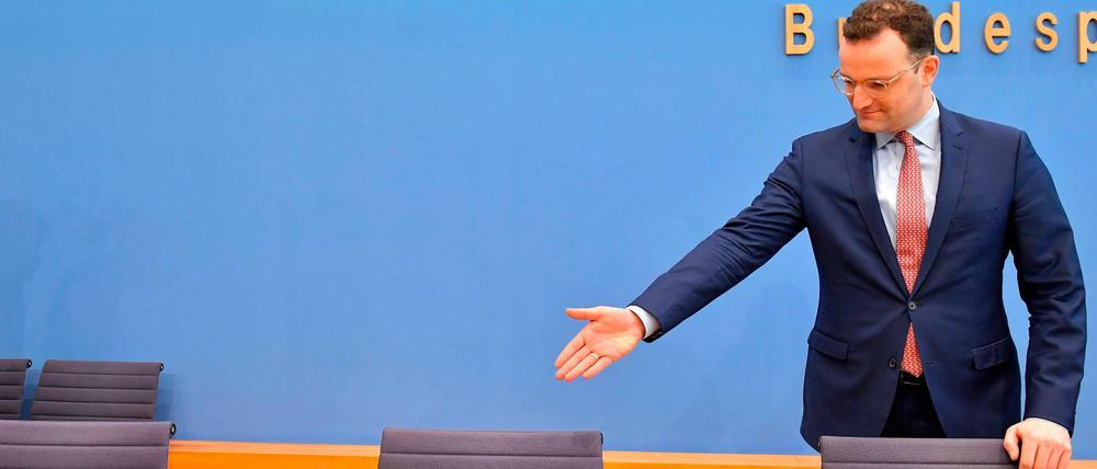 Gesundheitsminister Jens Spahn (CDU) würde Großveranstaltungen mit mehr als 1000 Personen gerne absagen lassen.