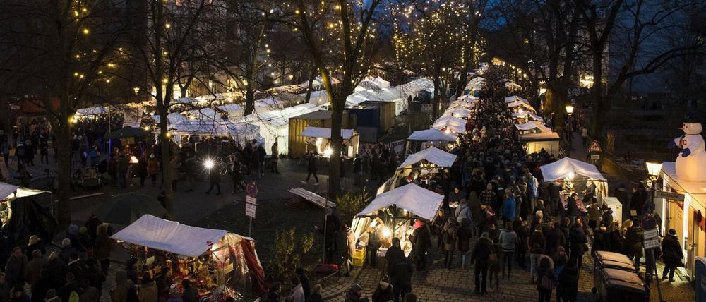 Klassiker. Der Alt-Rixdorfer Weihnachtsmarkt findet nur an einem Wochenende im Dezember statt.