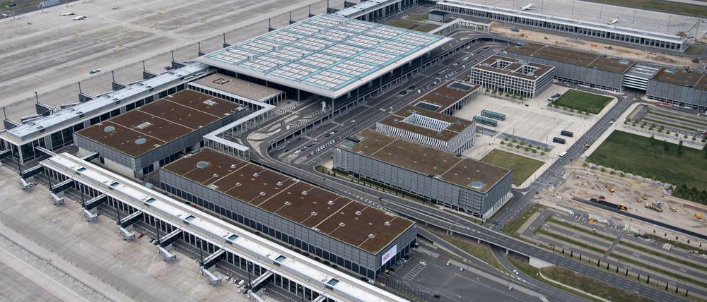 So schick und so unfertig: Der Hauptstadtflughafen BER.