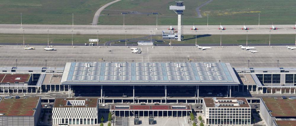 Der neue Hauptstadtflughafen BER in Schönefeld (Brandenburg). 