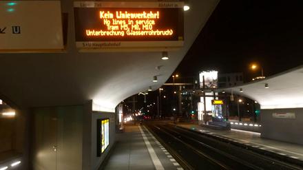 Nichts geht mehr. Mittwochmorgen, Hauptbahnhof.